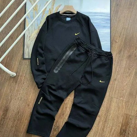 Nike Tech Spring Autumn New Long Sleeve Pullover Hoodie & Sweatpants Loose &