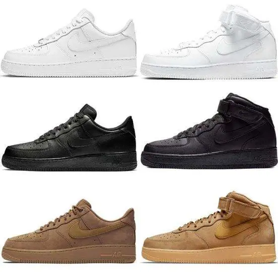 Nike Air Force 1 High White Casual Sneakers for Men Women CW2289-111