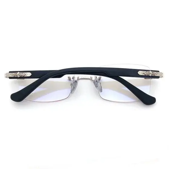 Chrome Hearts Rimless Cross Detail Eyeglasses