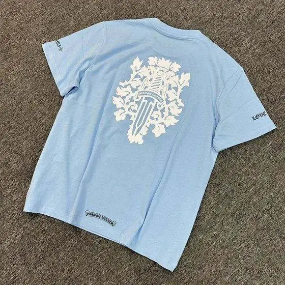 Chrome Hearts Horseshoe Cross Embroidered T‑Shirt