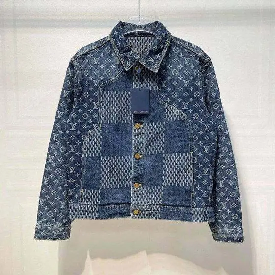 Louis Vuitton Monogram Damier Patchwork Denim Jacket