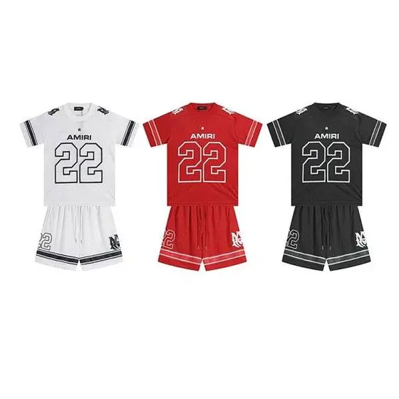 AMIRI 22 Sports Jersey & Shorts Set
