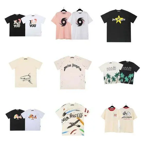 Palm Angels T-Shirt Collection Short Sleeve Streetwear Tee