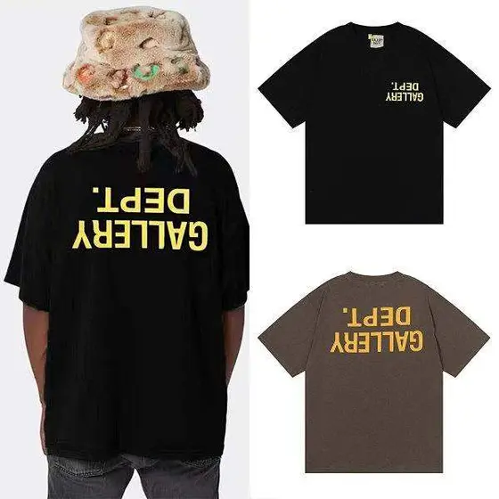 Gallery Dept Upside‑Down Logo T‑Shirt SleeveT-shirts