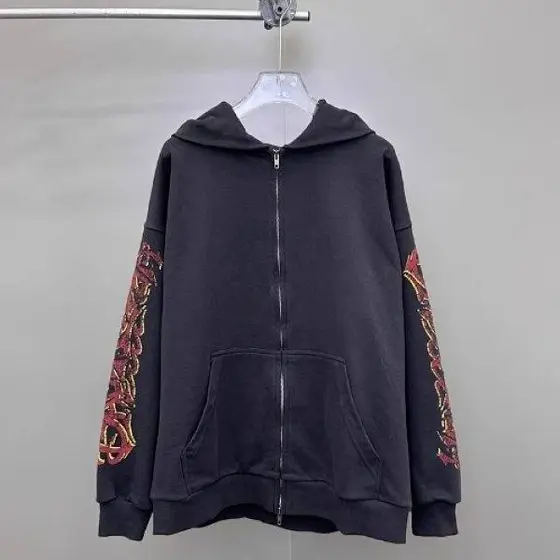 Balenciaga Offshore Zip‑Up Hoodie