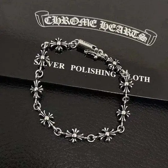 Chrome Hearts Silver Bracelet Vintage Gothic Jewelry