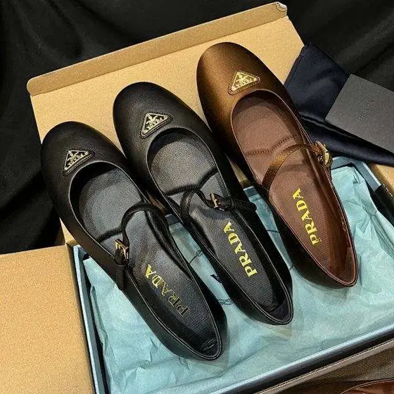 Prada Shoes Jane Ballet Flats