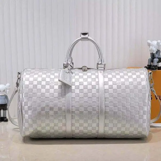 Louis Vuitton Damier Graphite Keepall Travel Bag, Men's Crossbody Bag