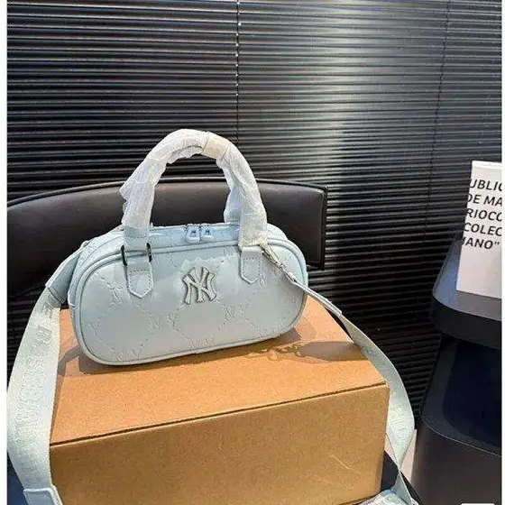MLB NY Embossed Boston Top‑Handle Bag