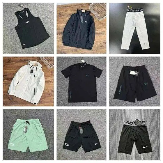Nike Short Under Armour Track Jacket Hooded Pants T‑Shirt