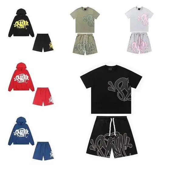 RTA Graffiti Logo Two‑Piece Outfit Oversized Short Sleeve T‑Shirt